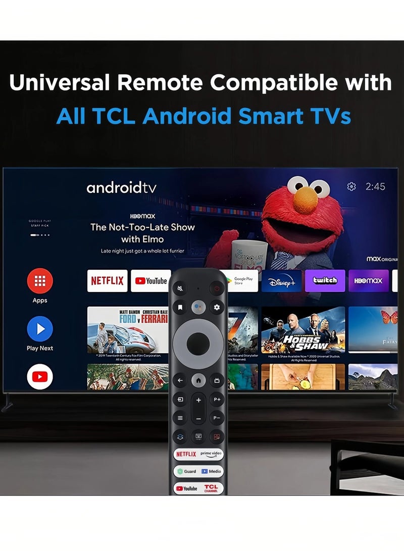 بيتينو جهاز تحكم عن بعد عالمي بديل لتلفزيون ذكي بتقنية TCL Mini-LED QLED 4K UHD 75R646 65R646 55R646 75S546 65S546 55S546 50S546 43S446 50S446 55S446 65S446 75S446 85S446 (بدون تحكم صوتي) - Image 2